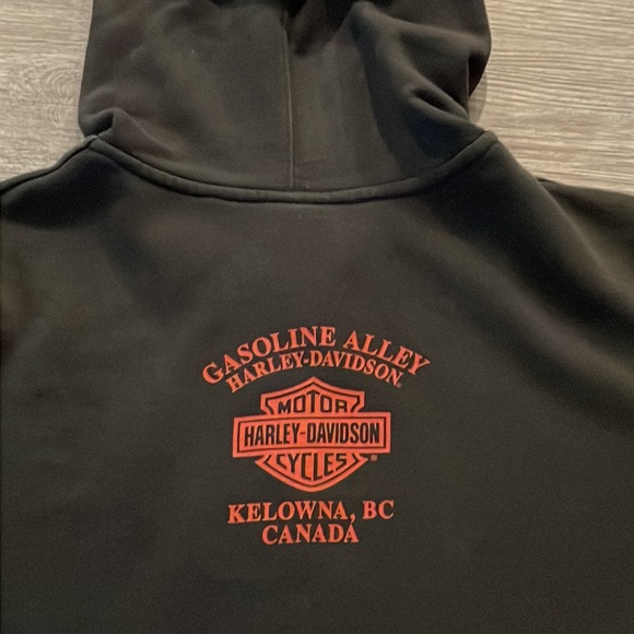 black harley davidson hoodie - Picture 3 of 4